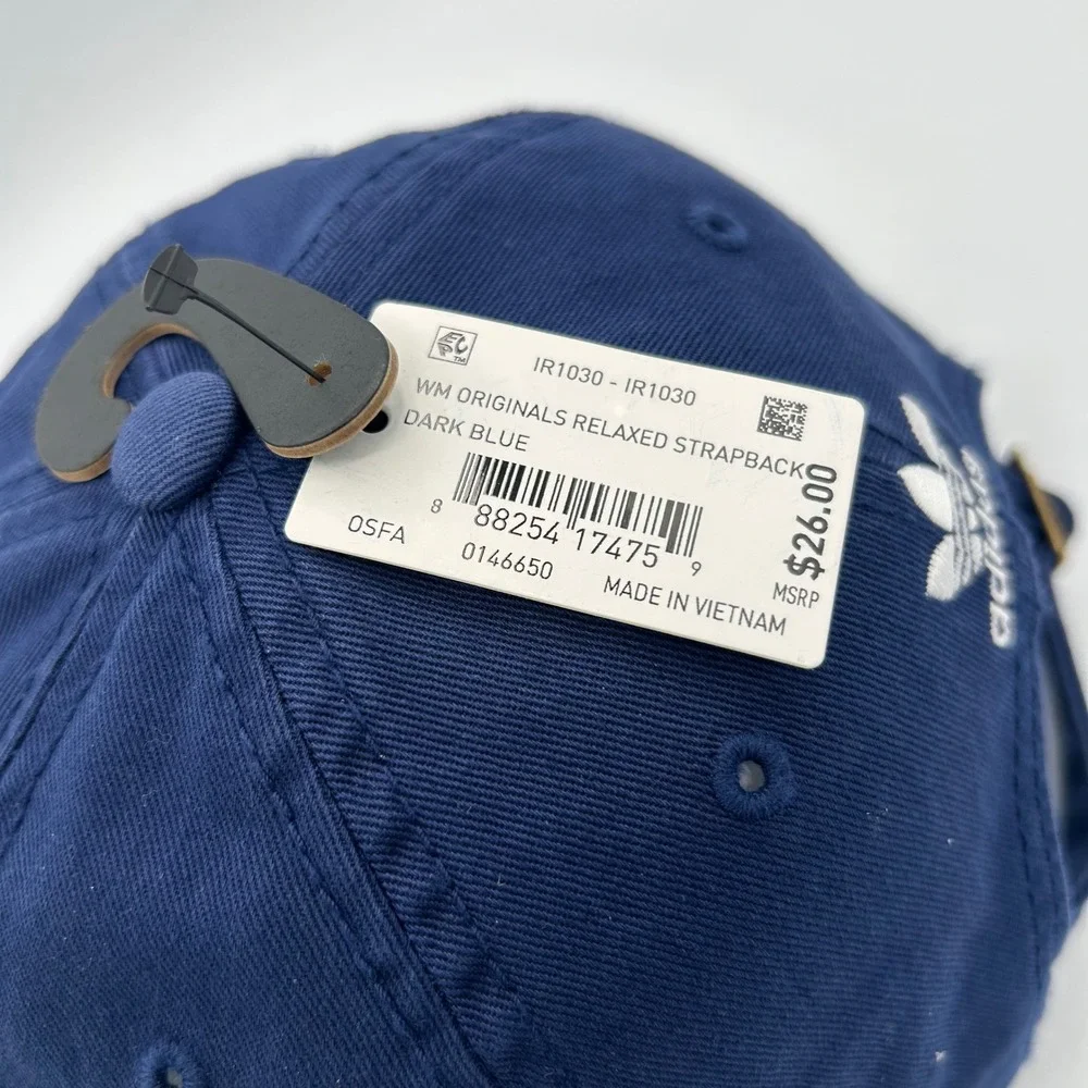 Adidas Originals Relaxed Strapback Women OSFA Dark Blue Athleisure Sporty